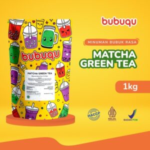 bubuk minuman bubuqu rasa matcha