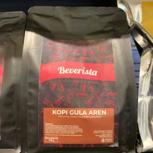 Bubuk minuman beverista rasa kopi gula aren