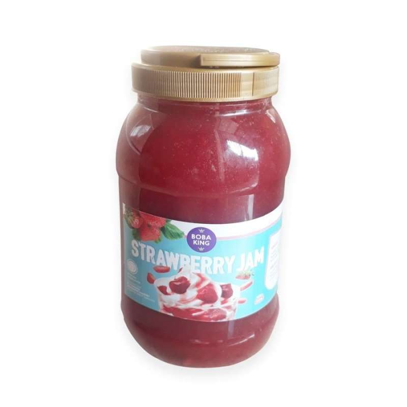 Strawberry Sauce/ Mango Fruit Sauce Boba King (1 Pail) - Stroberi Sauce