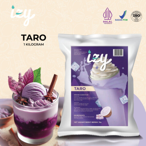 bubuk minuman izy rasa taro