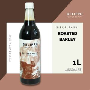 Delifru Syrup / Flavoured Syrup HALAL [Botol Plastik 1 Liter] - Roasted Barley