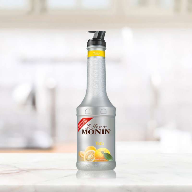 Monin Puree Yuzu Fruit Mix [Botol 1 Liter]