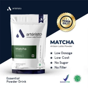 bubuk minuman arteristo rasa matcha