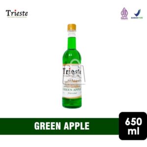 Green Apple Syrup Trieste / Sirup Trieste Green Apple (Botol 650ml)