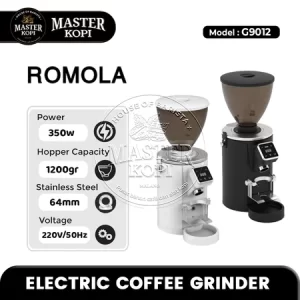 Kopi Grinder Elektrik ROMOLA G9012 Electric Commercial Coffee Grinder Espresso