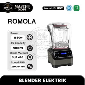 Blender ROMOLA BL80C Smart Blender 1680W – Heavy Duty High Speed Blender